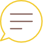 Icon of a speech bubble